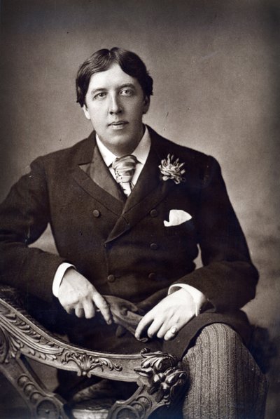 Oscar Wilde, 1889 by William and Daniel Downey